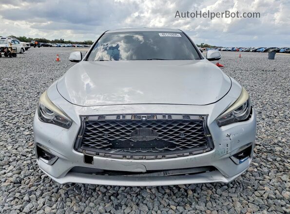 JN1EV7AP0JM350589 2018 INFINITI Q50 Silver Vista frontal