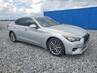 2018 Infiniti Q50 3.0t Luxe Silver vin: JN1EV7AP0JM350589