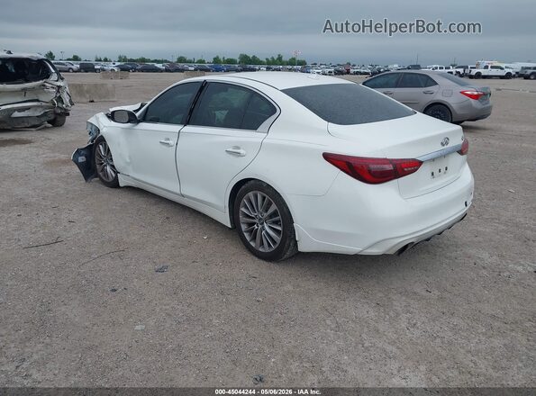 JN1EV7AP0JM354058 2018 INFINITI Q50 Белый Задняя левая четверть