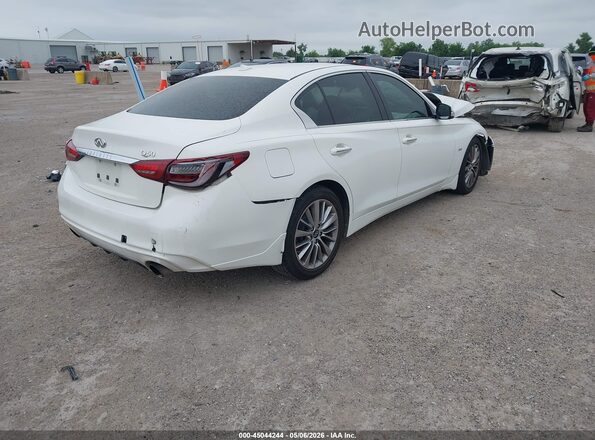 JN1EV7AP0JM354058 2018 INFINITI Q50 Белый Задняя правая четверть