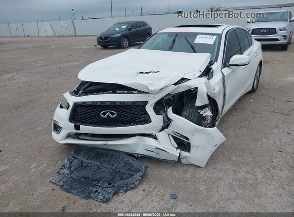 JN1EV7AP0JM354058 2018 INFINITI Q50 Белый Вид спереди