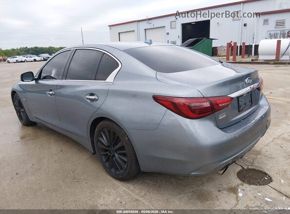 JN1EV7AP0JM355985 2018 INFINITI Q50 Blue Tył lewy