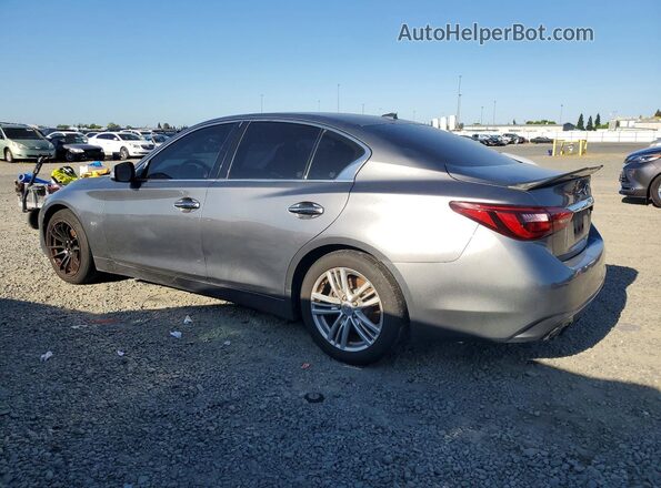 JN1EV7AP0JM356232 2018 INFINITI Q50 Charcoal Trasero izquierdo