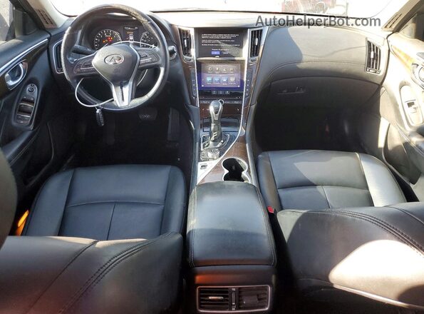 JN1EV7AP0JM356232 2018 INFINITI Q50 Charcoal Vista del salpicadero