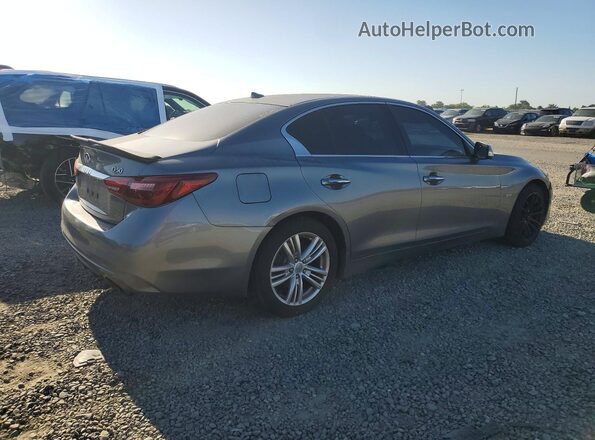 JN1EV7AP0JM356232 2018 INFINITI Q50 Charcoal Trasero derecho