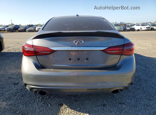 JN1EV7AP0JM356232 2018 INFINITI Q50 Charcoal Vista trasera