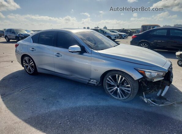 JN1EV7AP0KM514750 2019 INFINITI Q50 Silver Przód prawy
