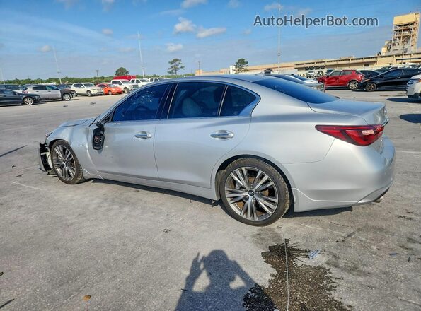 JN1EV7AP0KM514750 2019 INFINITI Q50 Silver Tył lewy