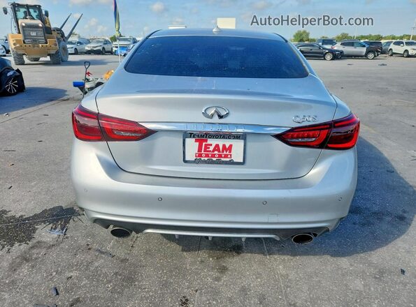 JN1EV7AP0KM514750 2019 INFINITI Q50 Silver Widok z tyłu