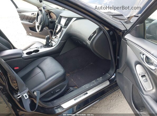 JN1EV7AP0KM542533 2019 INFINITI Q50 Black Вид салону спереду