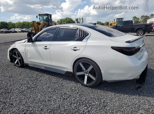 JN1EV7AP0KM542953 2019 INFINITI Q50 White Հետևի ձախ