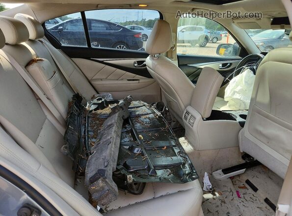 JN1EV7AP0LM200243 2020 INFINITI Q50 Серый Вид задних сидений
