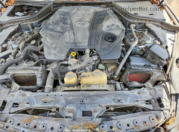 JN1EV7AP0LM200243 2020 INFINITI Q50 Серый Вид задней части салона