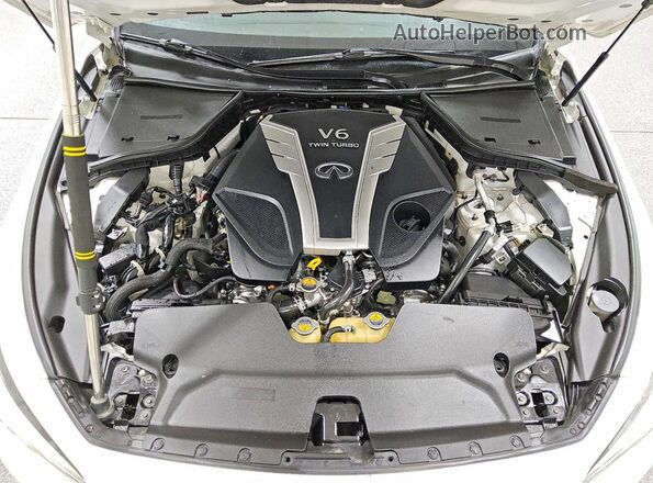 JN1EV7AP1HM732964 2017 INFINITI Q50 Белый Вид задней части салона
