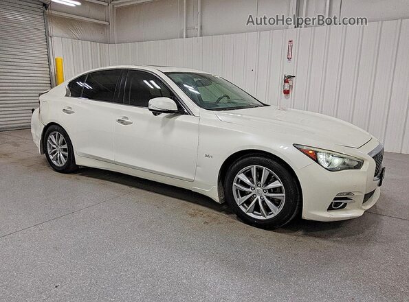 JN1EV7AP1HM732964 2017 INFINITI Q50 Белый Передняя правая четверть