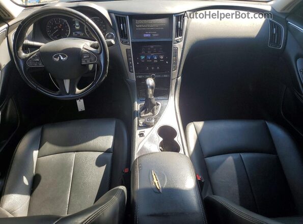 JN1EV7AP1HM740269 2017 INFINITI Q50 Gray Вид панелі приладів