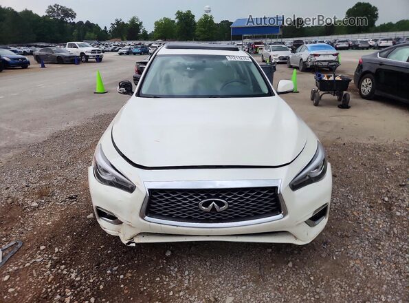 JN1EV7AP1JM351895 2018 INFINITI Q50 White Вид спереду