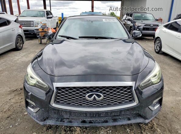 JN1EV7AP1LM205225 2020 INFINITI Q50 Черный Вид спереди