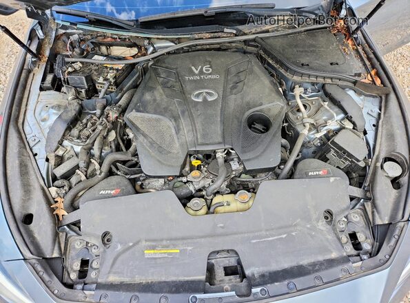 JN1EV7AP1LM207718 2020 INFINITI Q50 Gray Widok wnętrza z tyłu