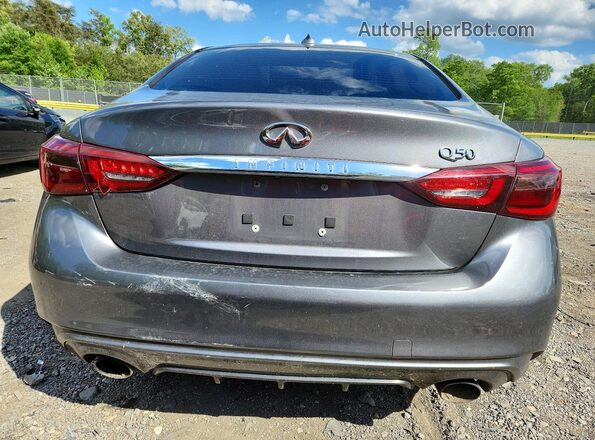 JN1EV7AP1LM207749 2020 INFINITI Q50 Серебряный Вид сзади