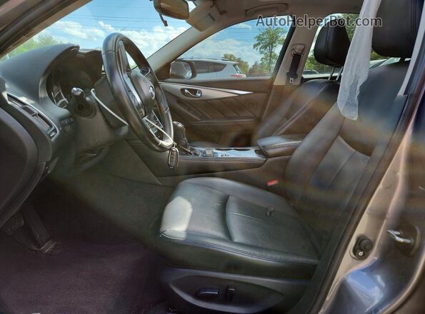 JN1EV7AP1LM207749 2020 INFINITI Q50 Серебряный Вид салона спереди