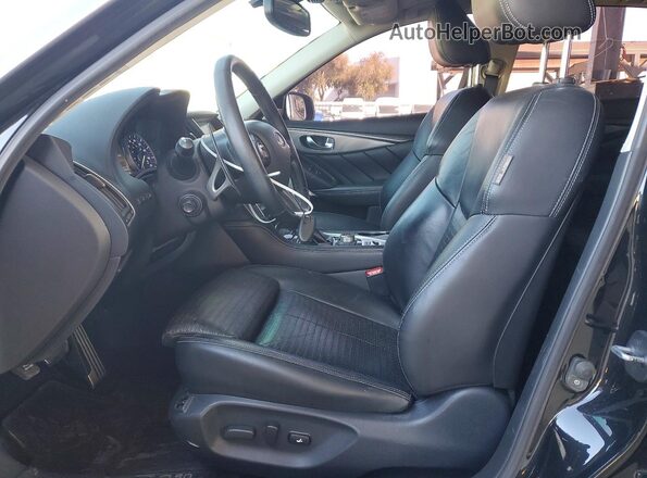 JN1EV7AP2HM731337 2017 INFINITI Q50 Серый Вид салона спереди
