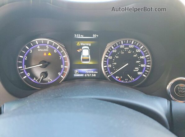 JN1EV7AP2HM731337 2017 INFINITI Q50 Серый Вид щитка приборов