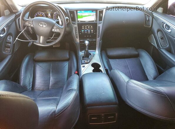 JN1EV7AP2HM731337 2017 INFINITI Q50 Серый Вид панели приборов