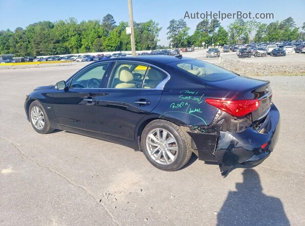 JN1EV7AP2HM733699 2017 INFINITI Q50 Черный Задняя левая четверть