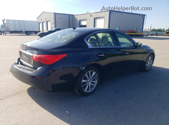 JN1EV7AP2HM733699 2017 INFINITI Q50 Черный Задняя правая четверть