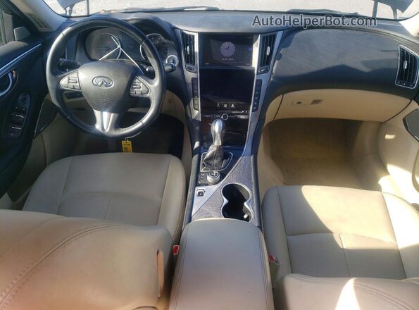 JN1EV7AP2HM733699 2017 INFINITI Q50 Черный Вид панели приборов