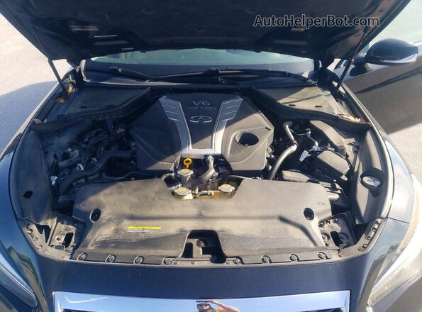 JN1EV7AP2HM733699 2017 INFINITI Q50 Черный Вид задней части салона
