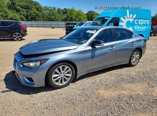 JN1EV7AP2JM355244 2018 INFINITI Q50 Blue Передня ліва чверть