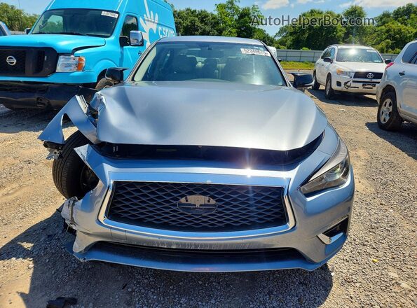 JN1EV7AP2JM355244 2018 INFINITI Q50 Blue Вид спереду