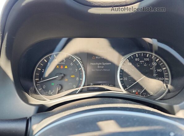 JN1EV7AP2JM355244 2018 INFINITI Q50 Blue Вид щитка приладів