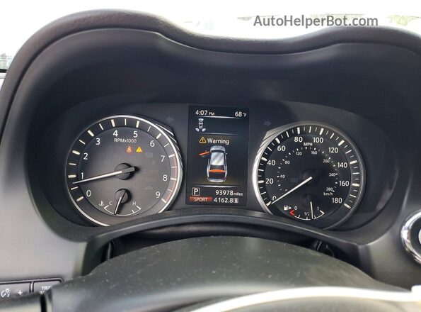 JN1EV7AP2LM205962 2020 INFINITI Q50 Белый Вид щитка приборов