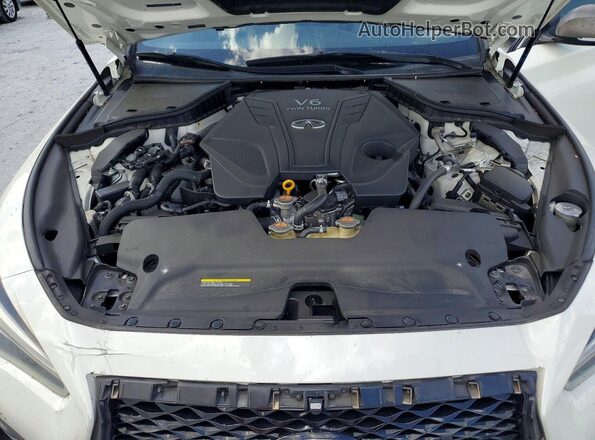 JN1EV7AP2LM205962 2020 INFINITI Q50 Белый Вид задней части салона