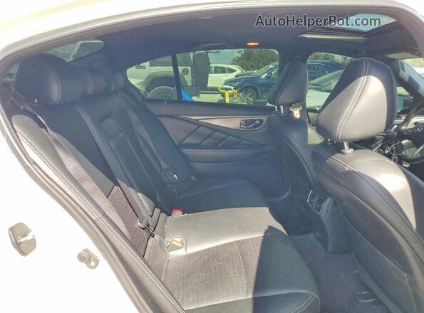 JN1EV7AP2LM205962 2020 INFINITI Q50 Белый Вид задних сидений