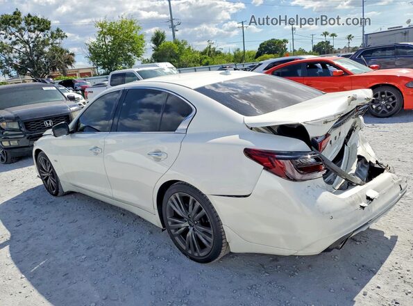 JN1EV7AP2LM205962 2020 INFINITI Q50 Белый Задняя левая четверть