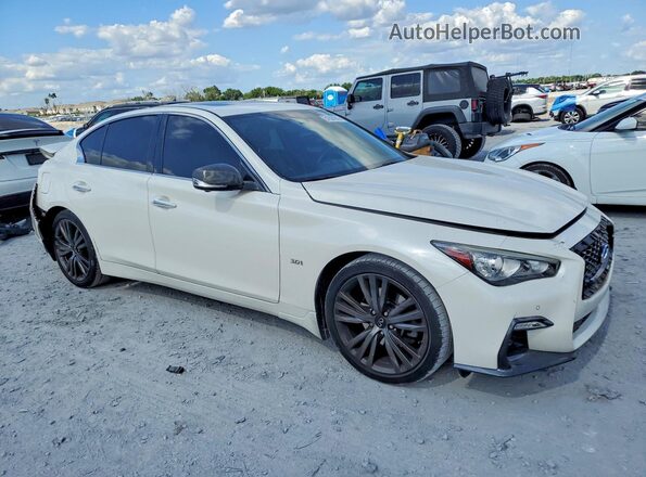 JN1EV7AP2LM205962 2020 INFINITI Q50 Белый Передняя правая четверть