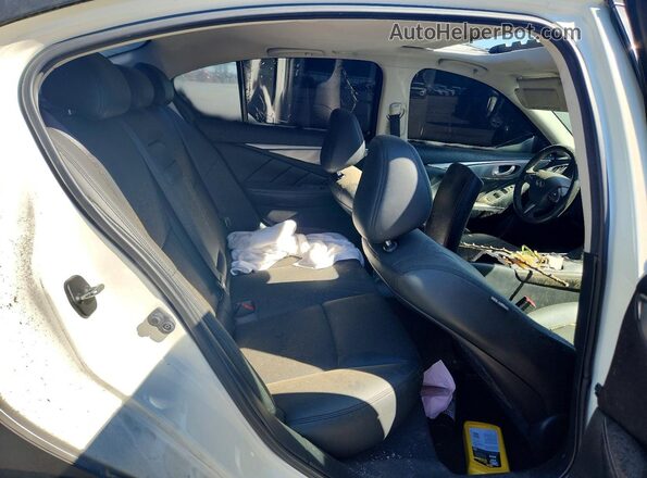 JN1EV7AP3GM301749 2016 INFINITI Q50 Black Widok tylnych siedzeń