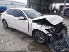 2018 Infiniti Q50 3.0t Luxe White vin: JN1EV7AP3JM590266