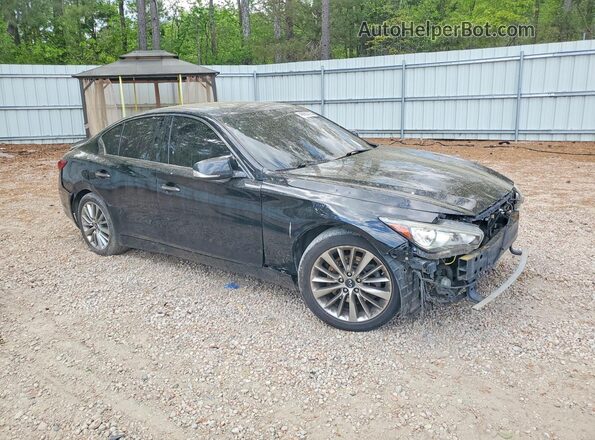 JN1EV7AP3JM591689 2018 INFINITI Q50 Черный Передняя правая четверть