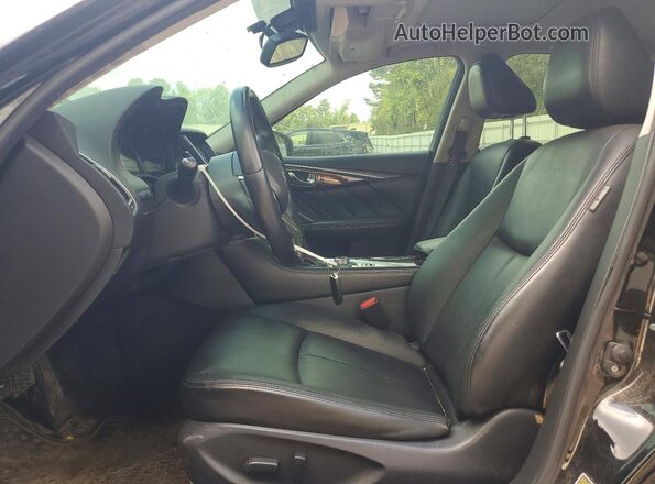 JN1EV7AP3JM591689 2018 INFINITI Q50 Черный Вид салона спереди