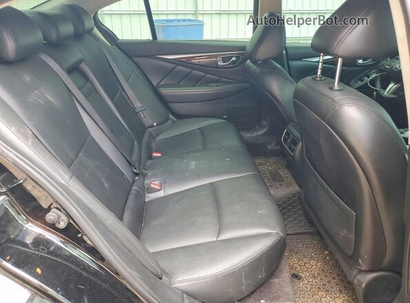 JN1EV7AP3JM591689 2018 INFINITI Q50 Черный Вид задних сидений