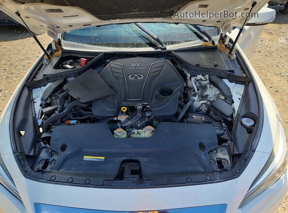JN1EV7AP3KM510689 2019 INFINITI Q50 Белый Вид задней части салона
