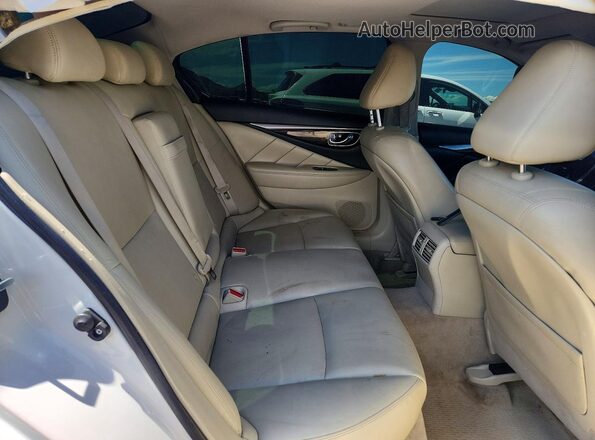 JN1EV7AP3KM510689 2019 INFINITI Q50 Белый Вид задних сидений
