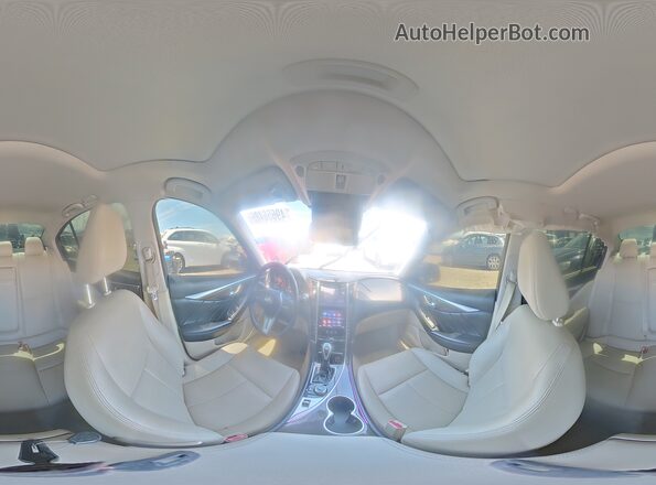 JN1EV7AP3KM510689 2019 INFINITI Q50 Белый Панорамный вид салона 360°