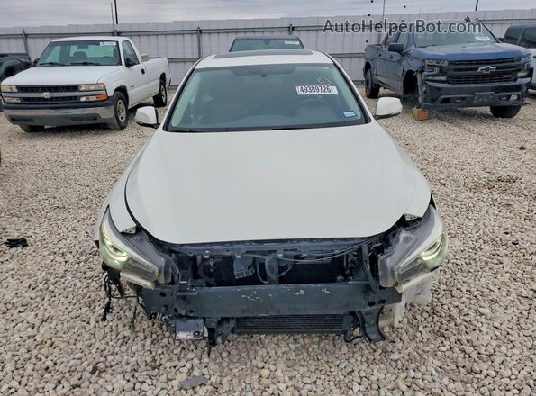 JN1EV7AP3LM200138 2020 INFINITI Q50 White Front view