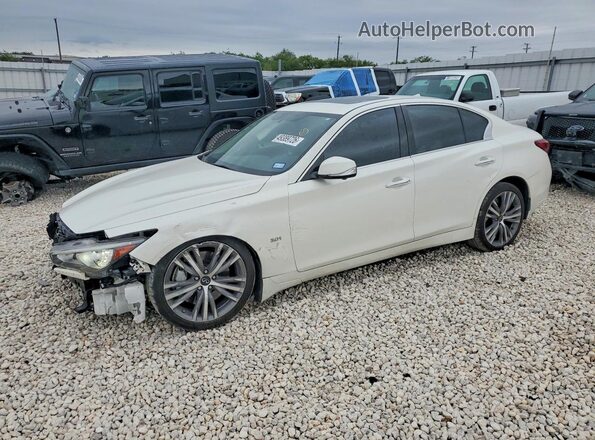 JN1EV7AP3LM200138 2020 INFINITI Q50 White Front left